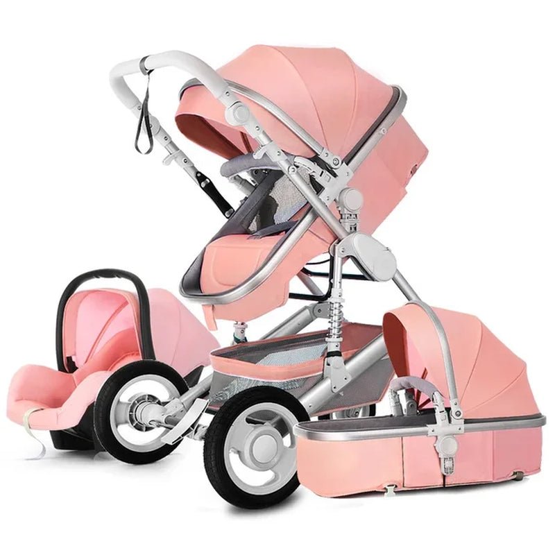 Luxury High Landscape Stroller (3 in 1) - The Toy Base