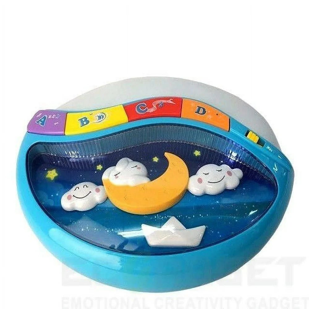 Magic Night Soother Baby Crib Clip in Night Lamp with Multiple Melodies to Put Your Baby to Sleep, in Blue - The Toy Base