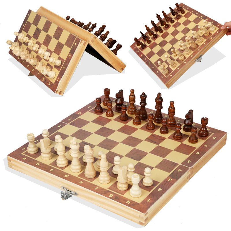 Magnetic Folding Chess Set - The Toy Base