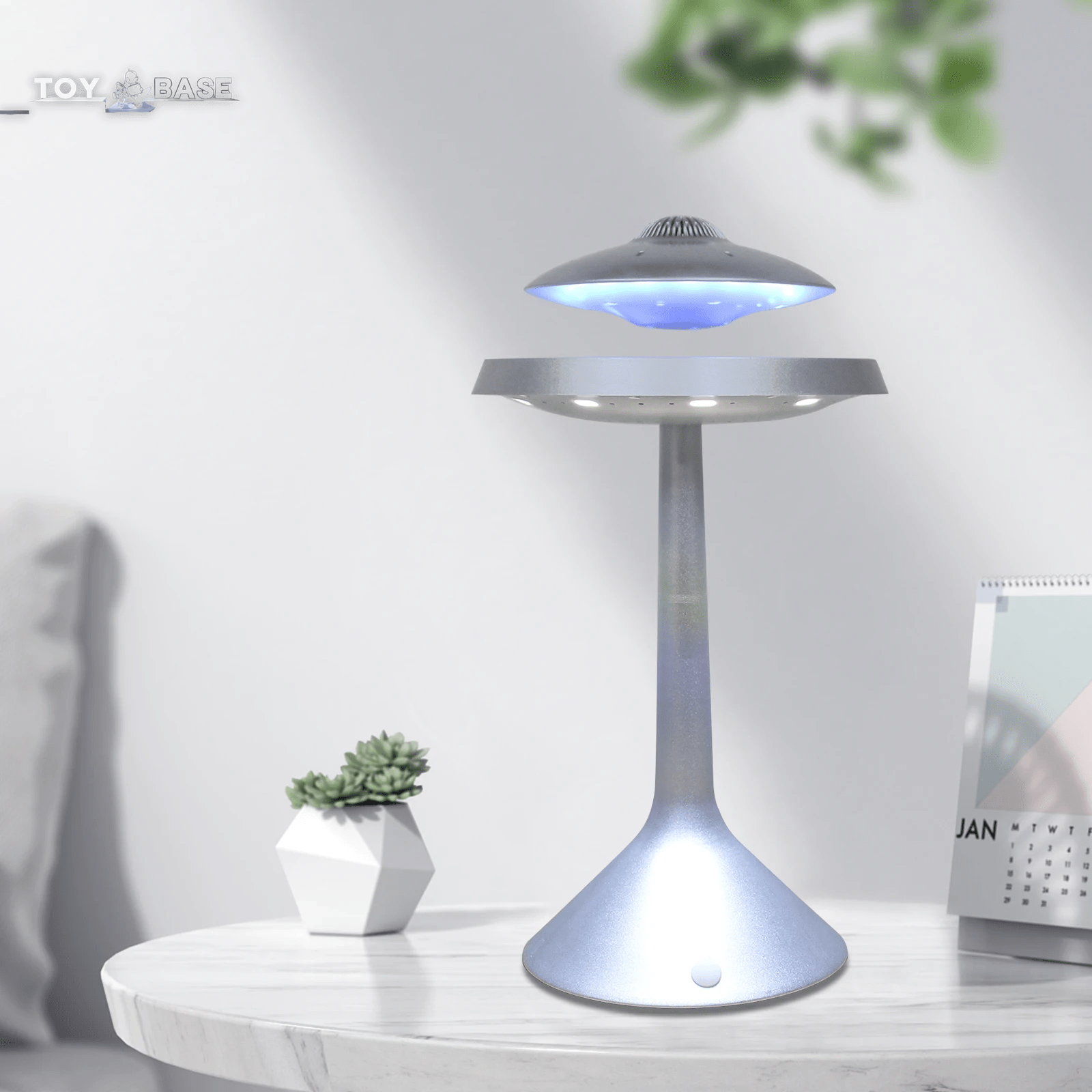 Magnetic levitation UFO colorful light bluetooth speaker - The Toy Base