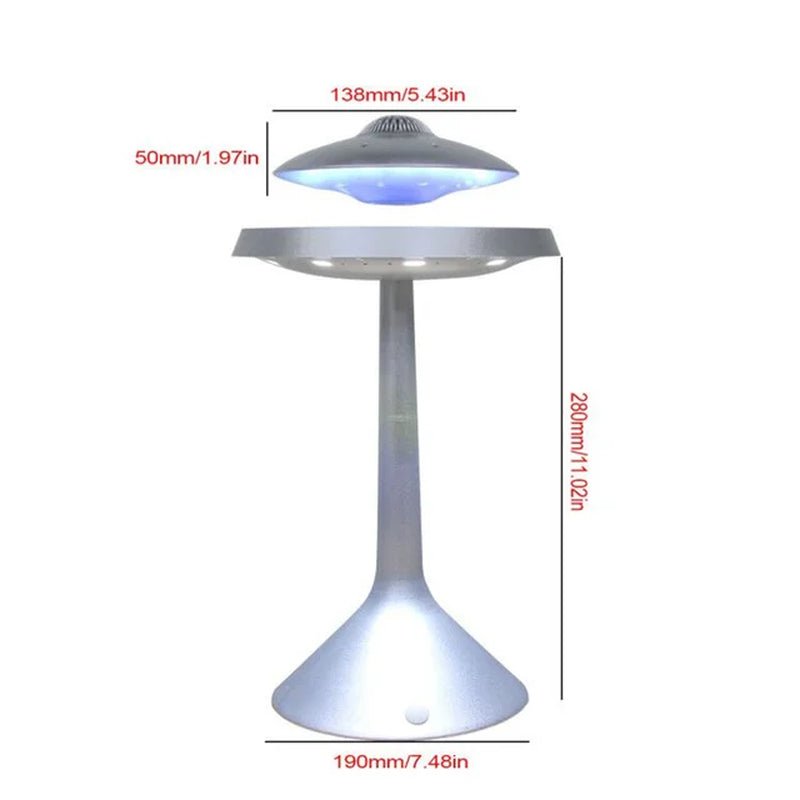 Magnetic levitation UFO colorful light bluetooth speaker - The Toy Base