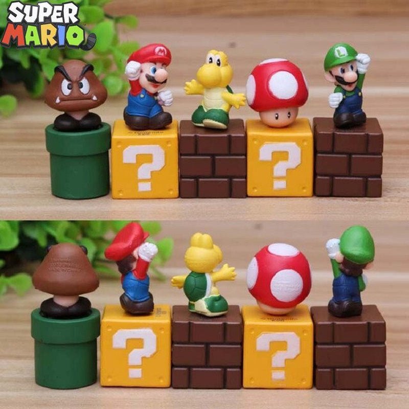 Mario Bros (mini statues) - The Toy Base