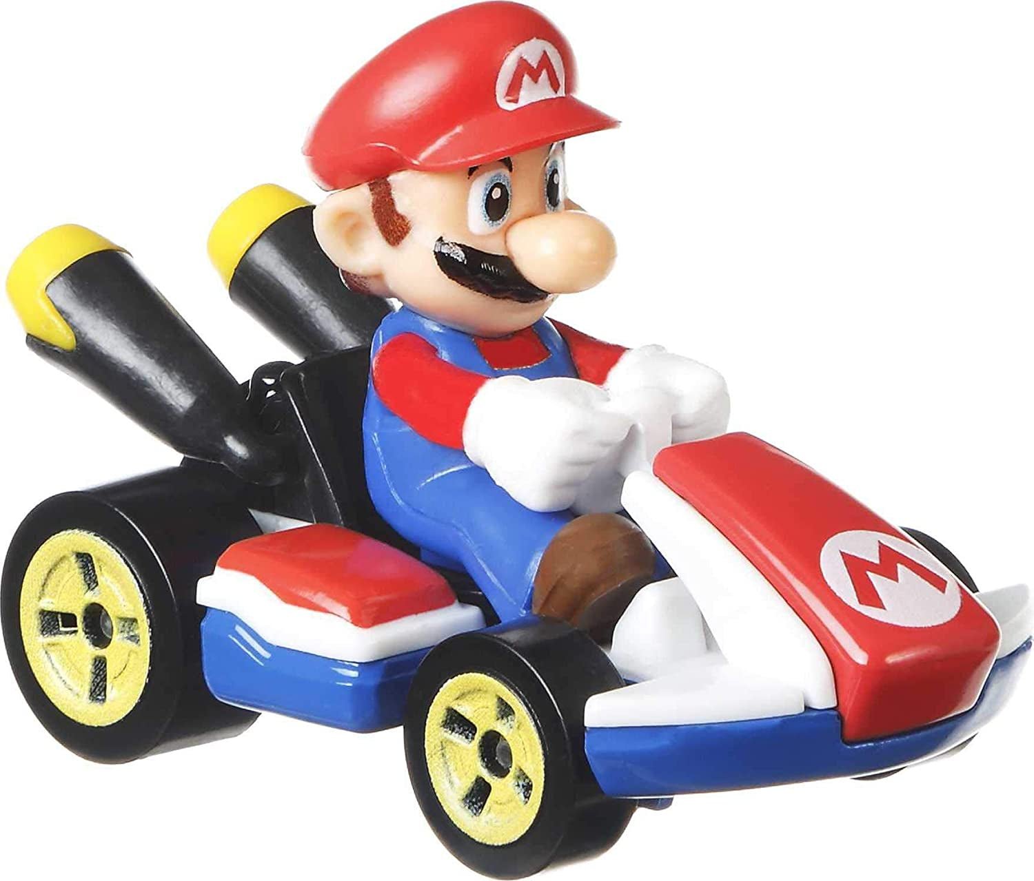 Mario Kart Characters and Karts as Die-Cast Toy Cars 4-Pack (Amazon Exclusive) - The Toy Base