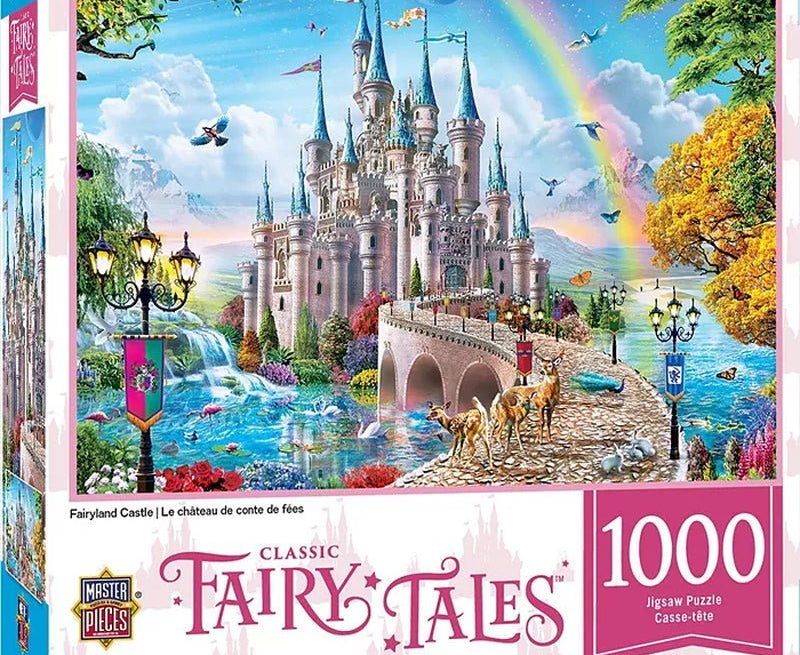 Masterpieces Classic Fairytales - Fairyland Castle 1000 Piece Puzzle - The Toy Base