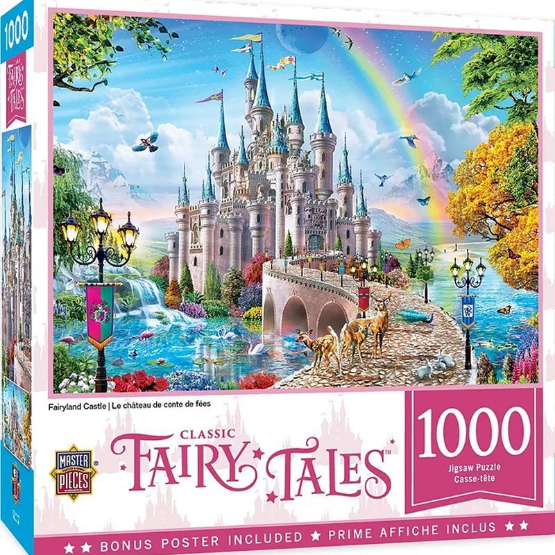 Masterpieces Classic Fairytales - Fairyland Castle 1000 Piece Puzzle - The Toy Base