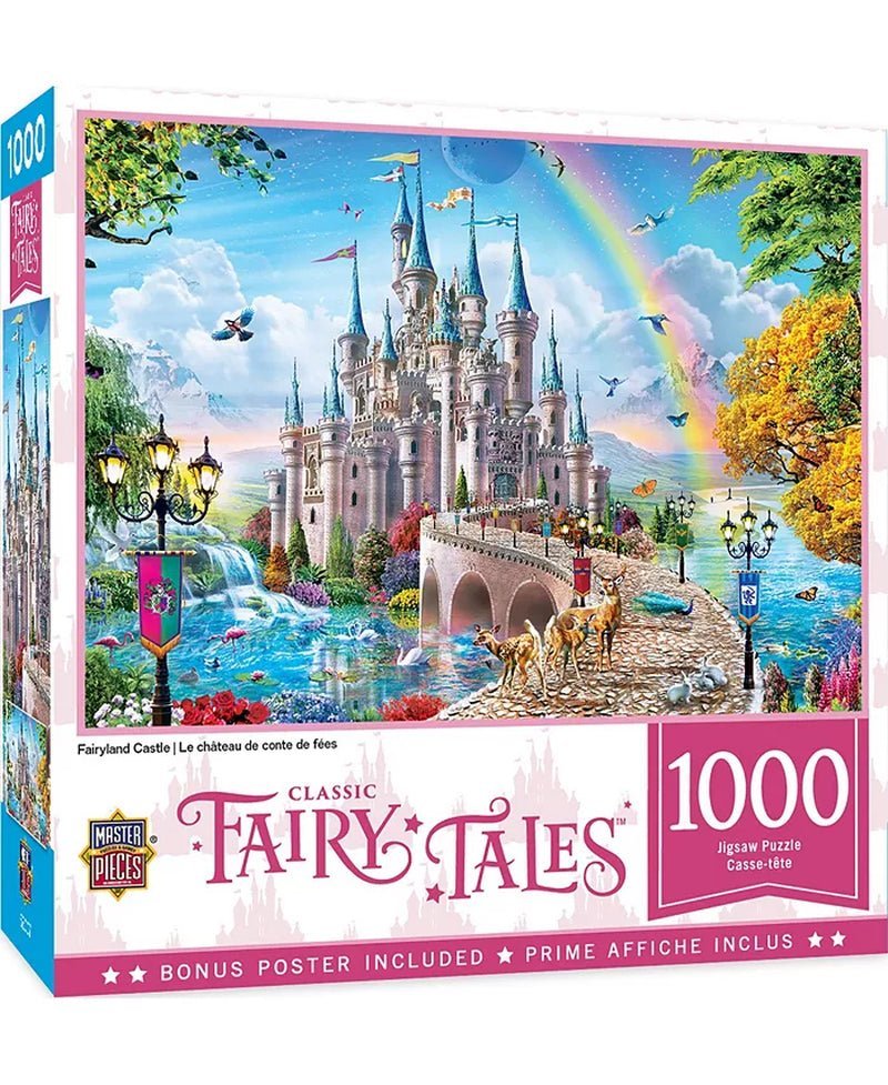 Masterpieces Classic Fairytales - Fairyland Castle 1000 Piece Puzzle - The Toy Base