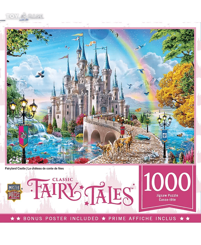 Masterpieces Classic Fairytales - Fairyland Castle 1000 Piece Puzzle - The Toy Base