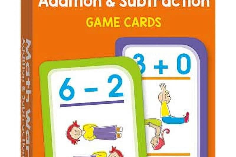 Math War: Addition & Subtraction Game Cards - The Toy Base