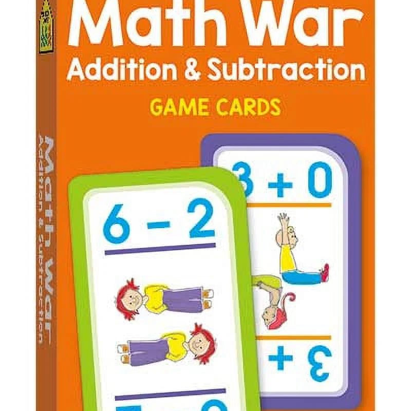 Math War: Addition & Subtraction Game Cards - The Toy Base