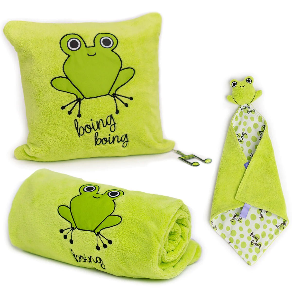 Milk&Moo & Cacha Frog Baby Blanket Set - The Toy Base