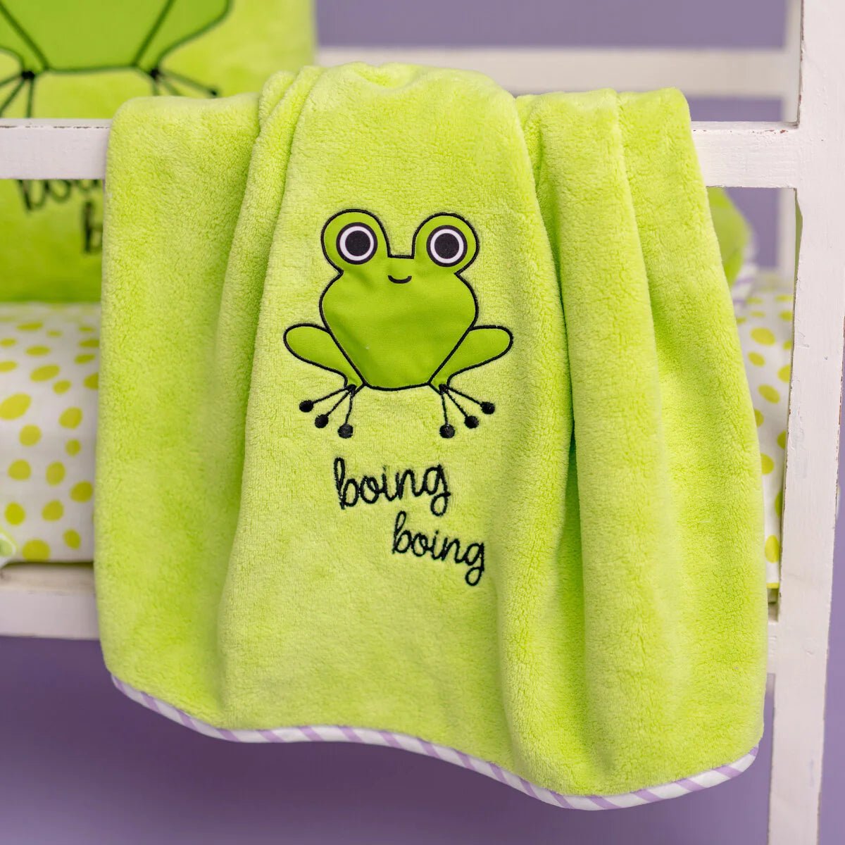 Milk&Moo & Cacha Frog Baby Blanket Set - The Toy Base