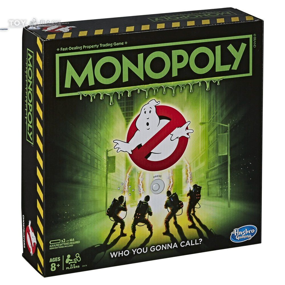 Monopoly - Ghostbusters Edition - for Kids and Family Ages 8 and Up, 2-6 Players - The Toy Base