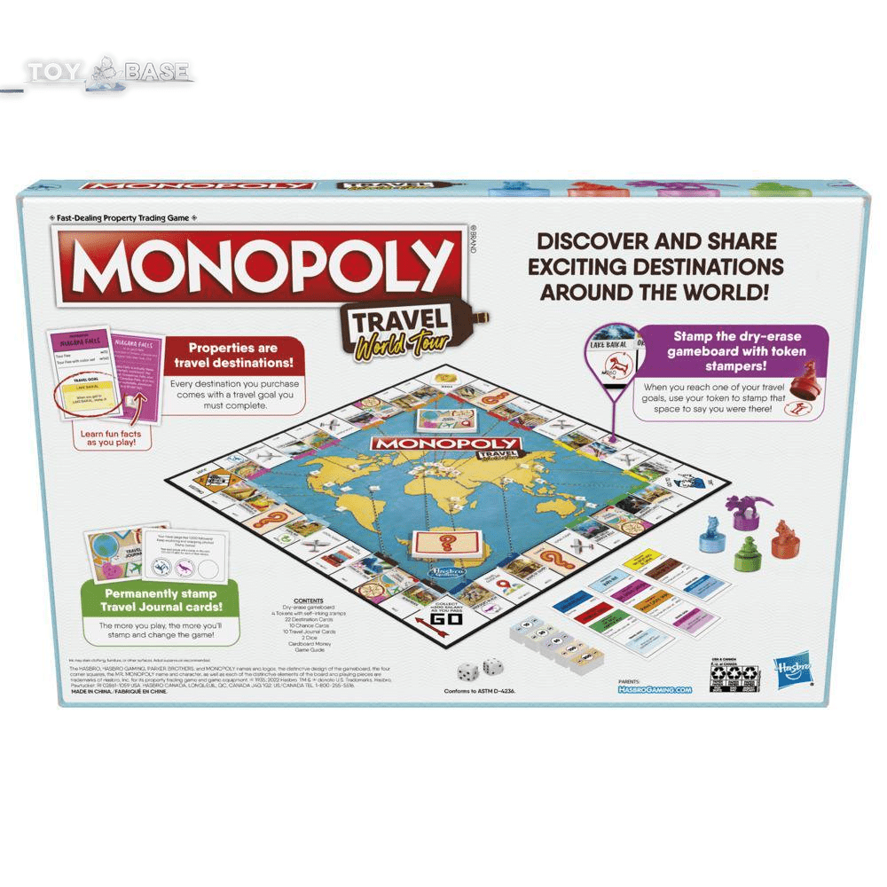 Monopoly - Travel World Tour Edition - The Toy Base