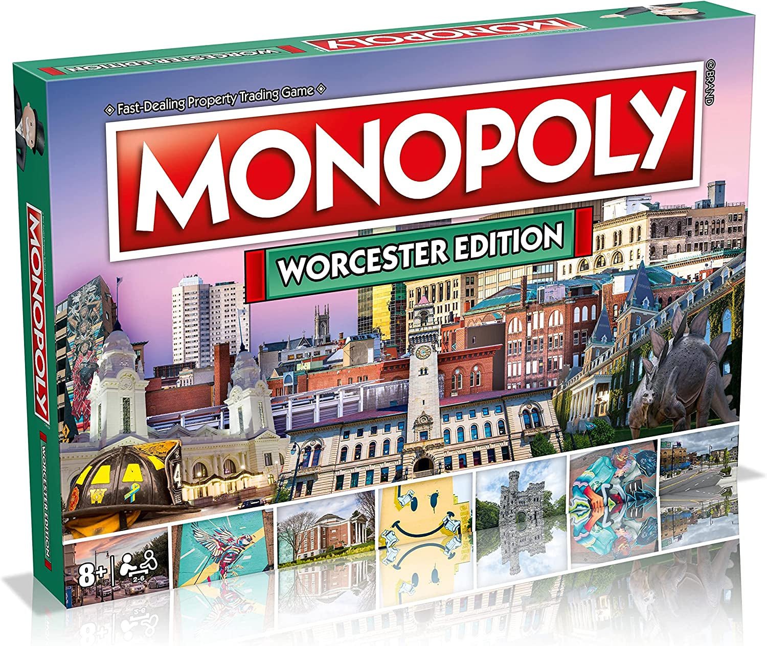 Monopoly - Worcester Edition, Family Game for Ages 8 and Up - The Toy Base