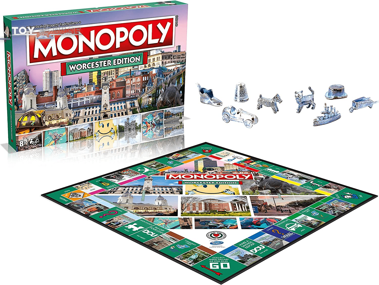 Monopoly - Worcester Edition, Family Game for Ages 8 and Up - The Toy Base