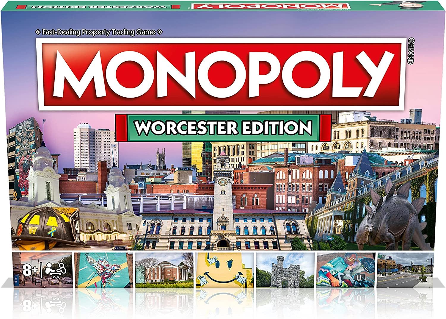 Monopoly - Worcester Edition, Family Game for Ages 8 and Up - The Toy Base