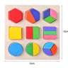 Montessori Baby Toys Wooden Blocks Jigsaw Puzzles Game Preschool Early Learning Educational Development - The Toy Base