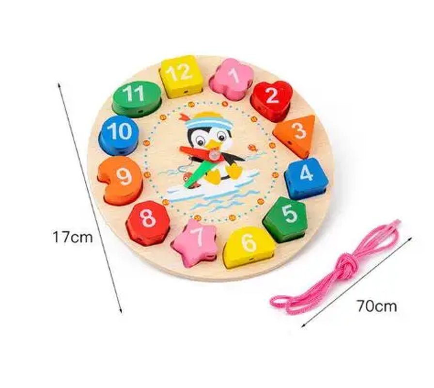 Montessori Baby Toys Wooden Blocks Jigsaw Puzzles Game Preschool Early Learning Educational Development - The Toy Base