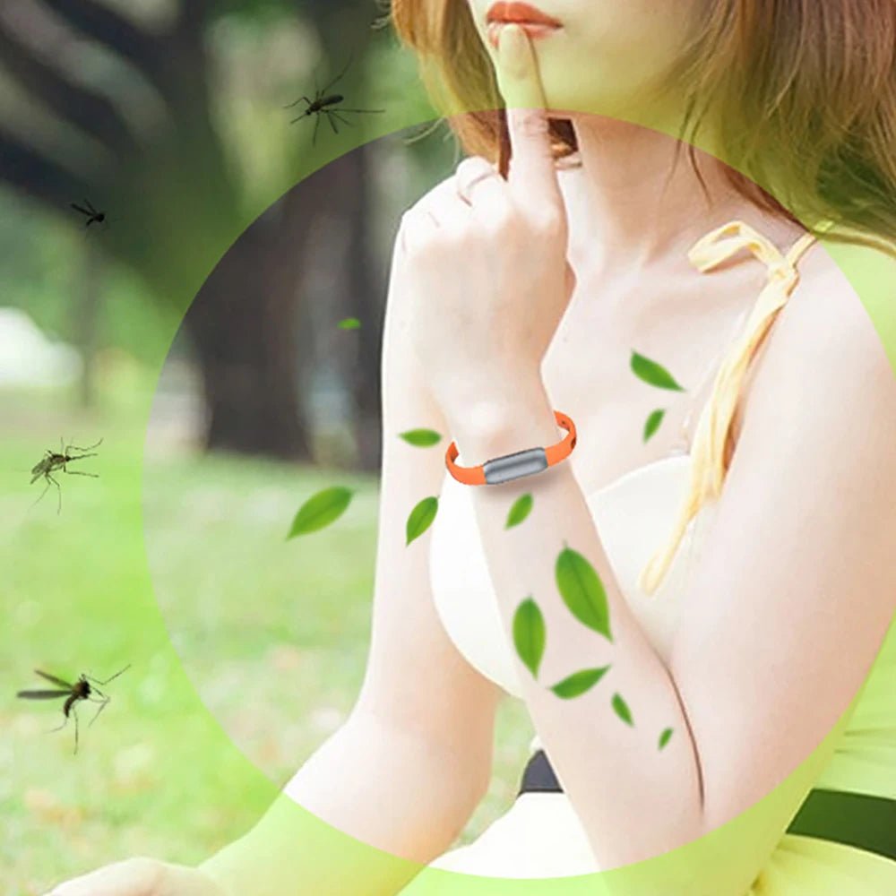 (New) M15 - Mosquitoes Repeller Bracelet - I Love 💕