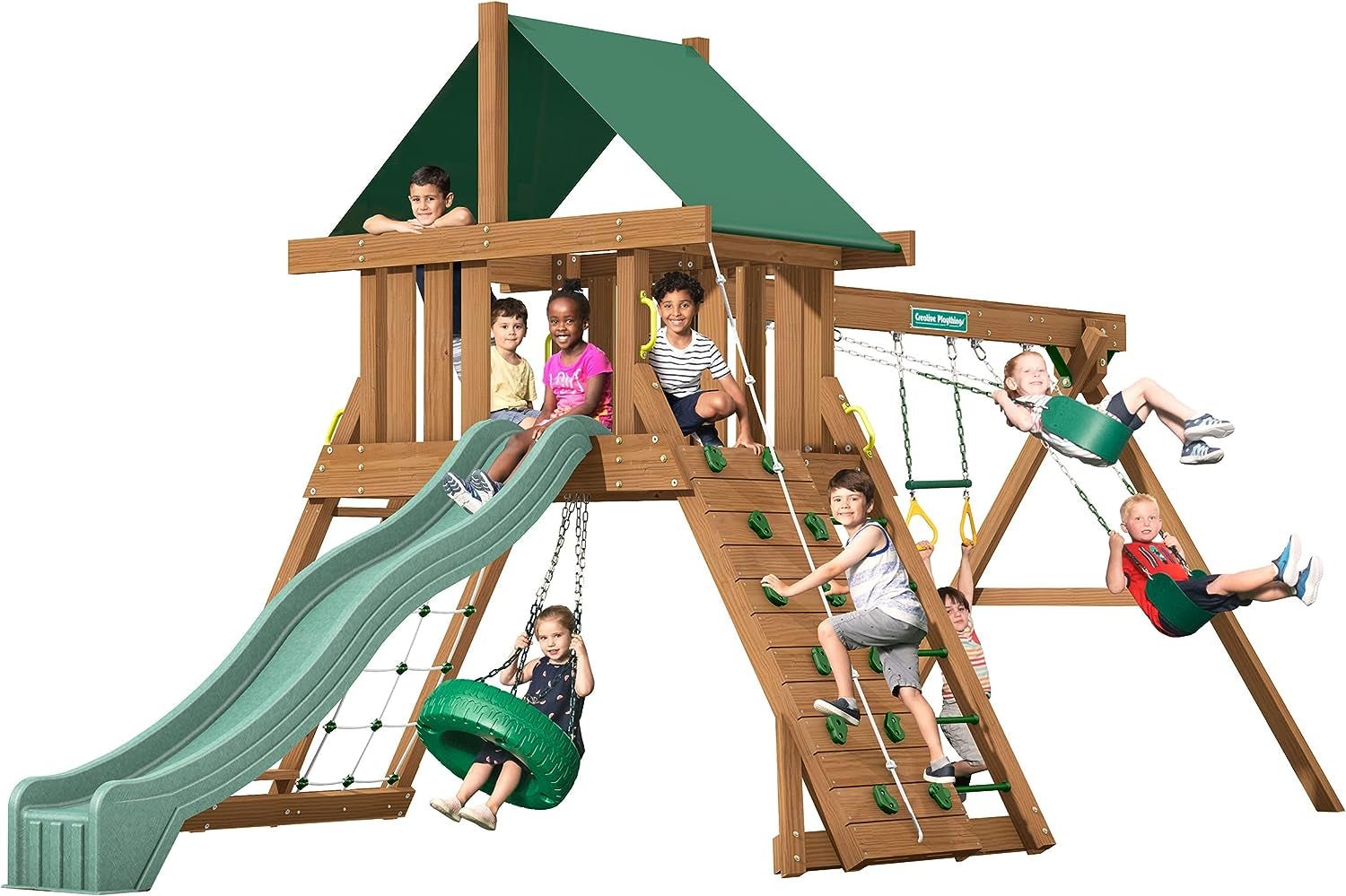 Northbridge Wooden Swing Set (Made in the USA) - The Toy Base