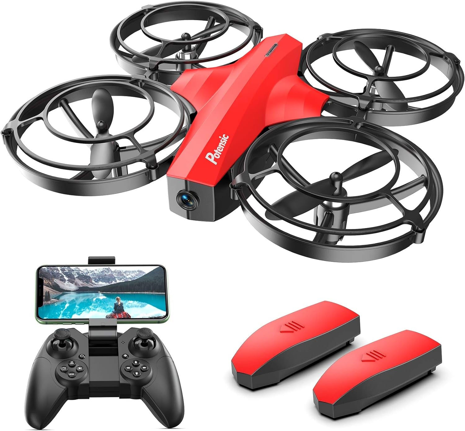 P7 Mini Drone with RC Battle Mode - 720P HD FPV Camera for Kids Beginners - The Toy Base