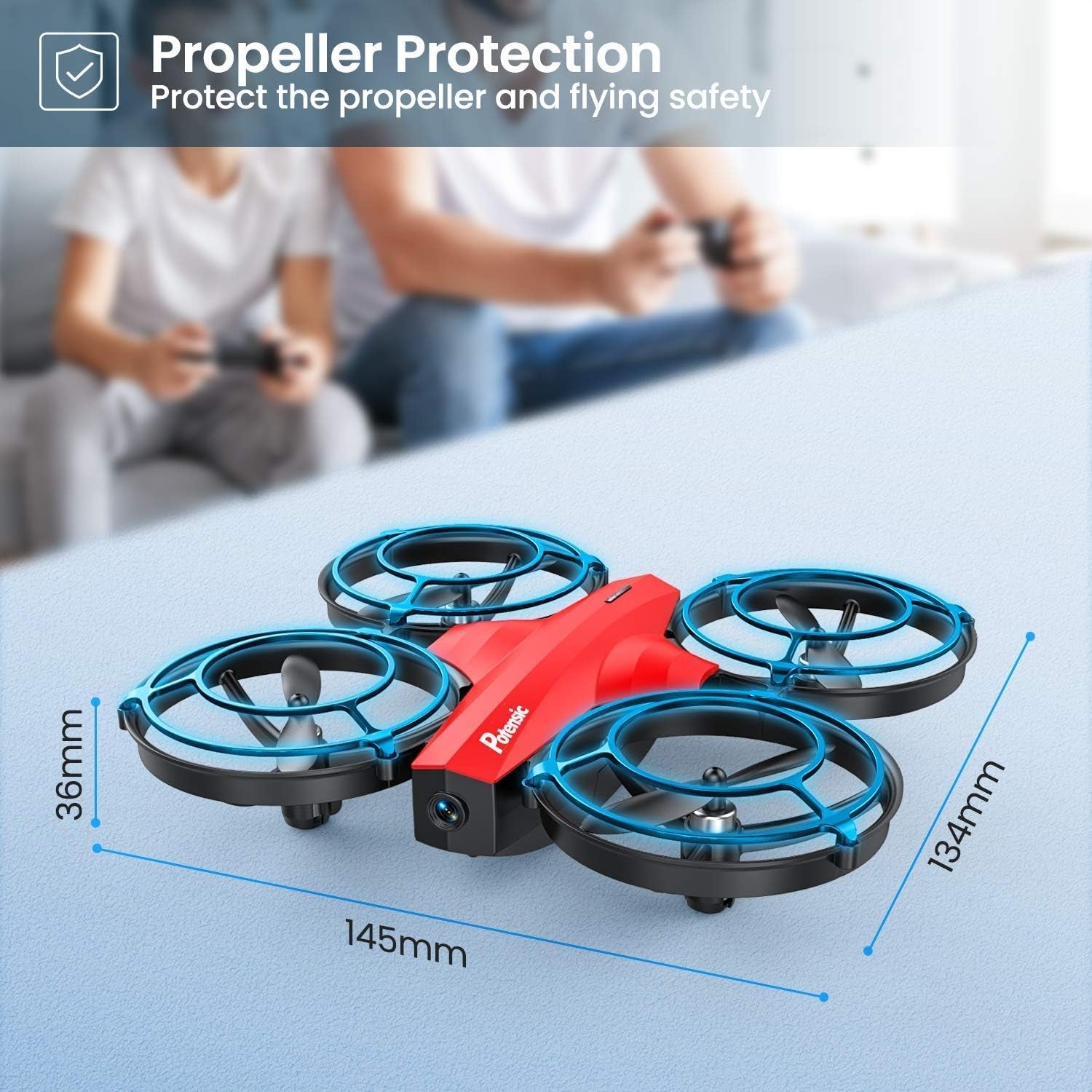 P7 Mini Drone with RC Battle Mode - 720P HD FPV Camera for Kids Beginners - The Toy Base