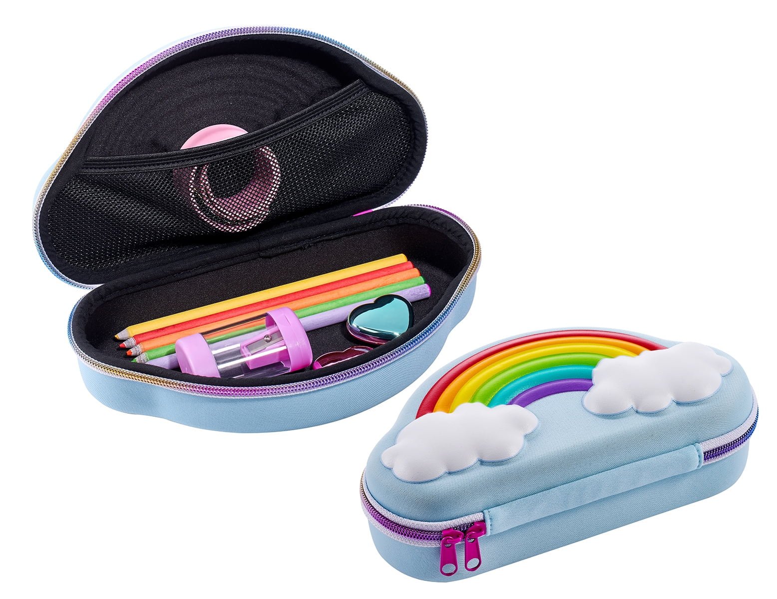 Pen + Gear Rainbow School Sturdy Pencil Box - The Toy Base