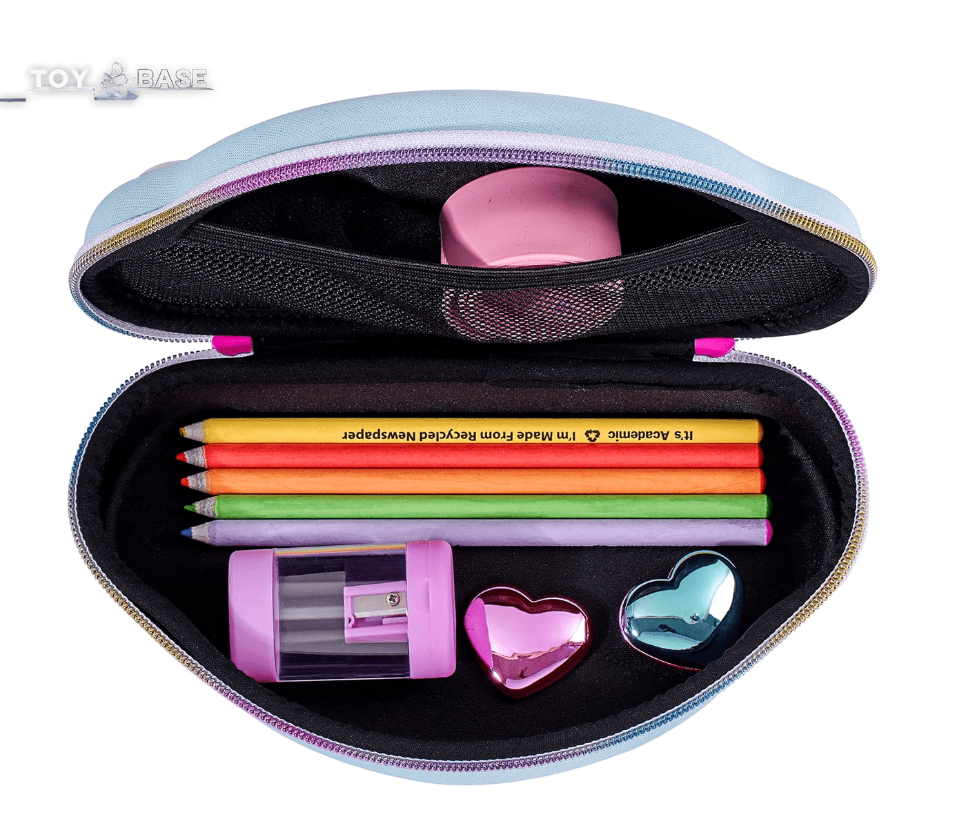 Pen + Gear Rainbow School Sturdy Pencil Box - The Toy Base