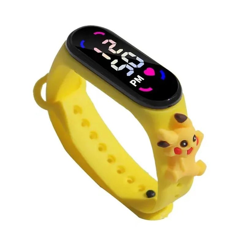 Pikachu Trendy LED Electronic Watch - Waterproof Children Bracelet - I Love 💕