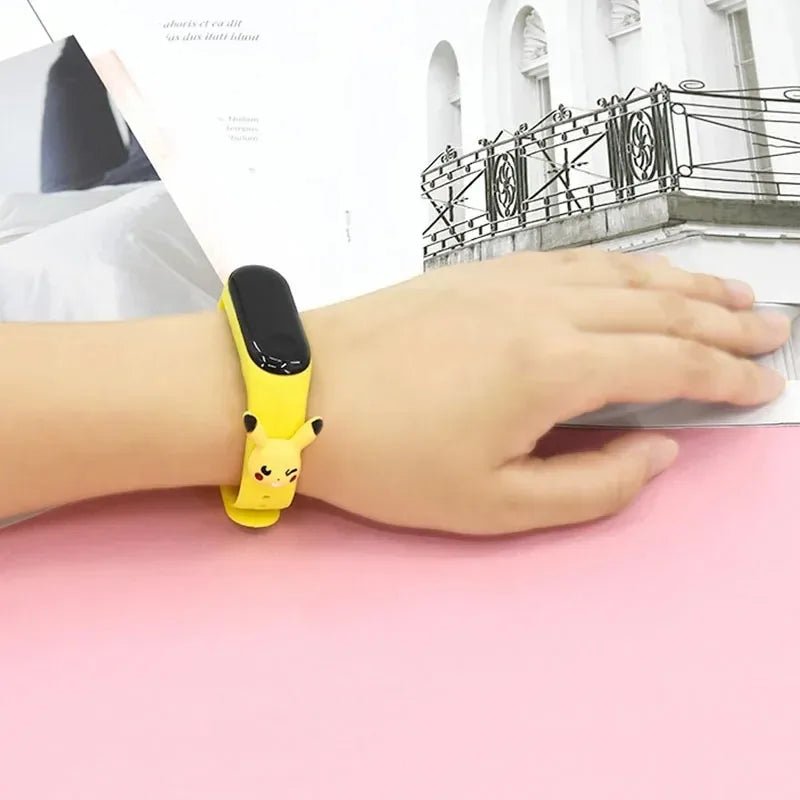 Pikachu Trendy LED Electronic Watch - Waterproof Children Bracelet - I Love 💕