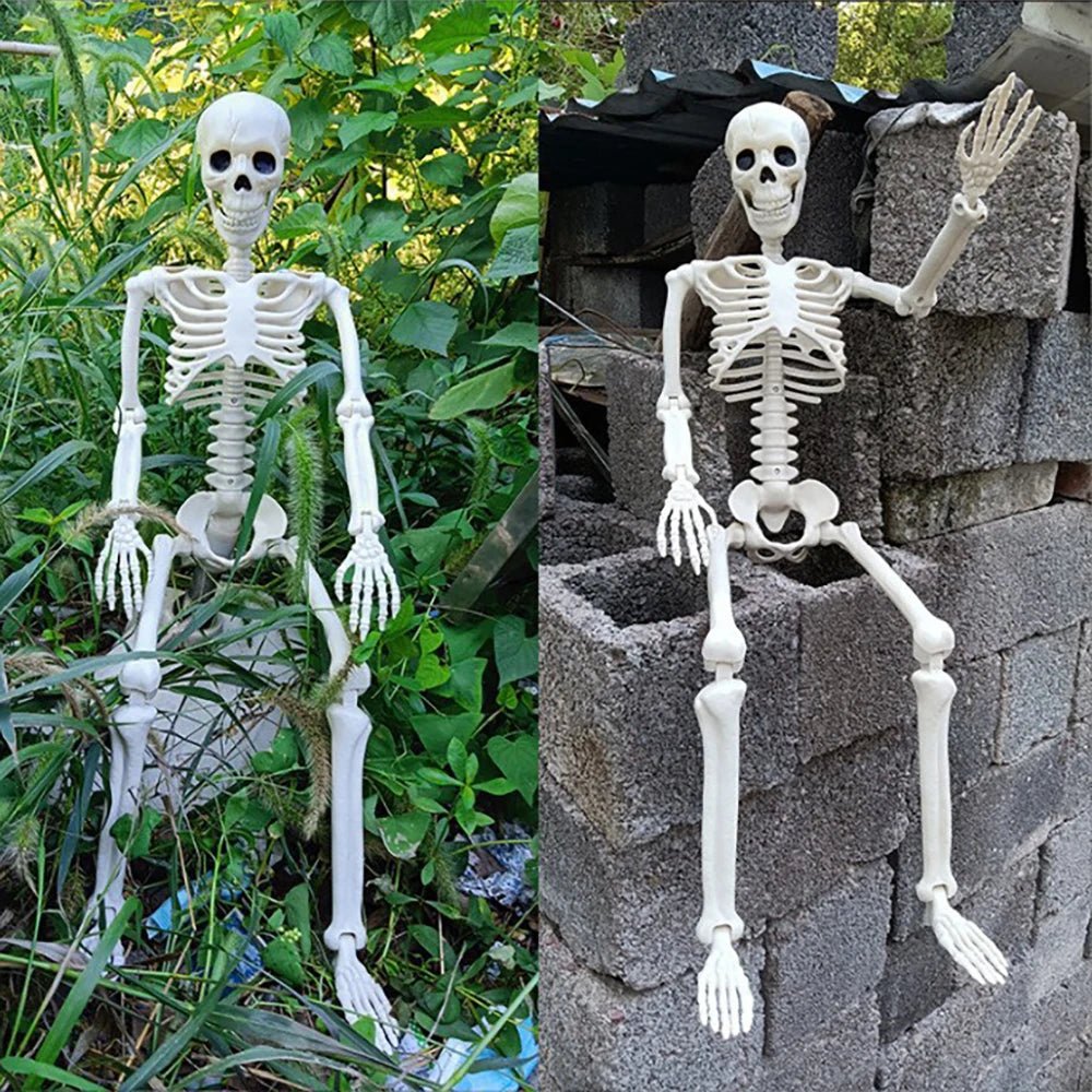 Posable Halloween Human Skeleton – Creepy Decorations for Haunted Houses and Parties - Toybase