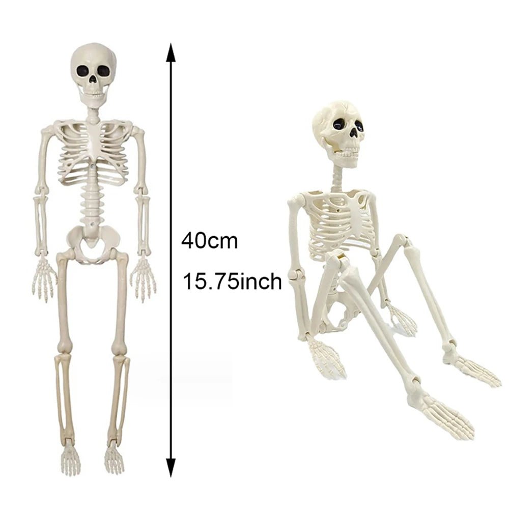 Posable Halloween Human Skeleton – Creepy Decorations for Haunted Houses and Parties - Toybase