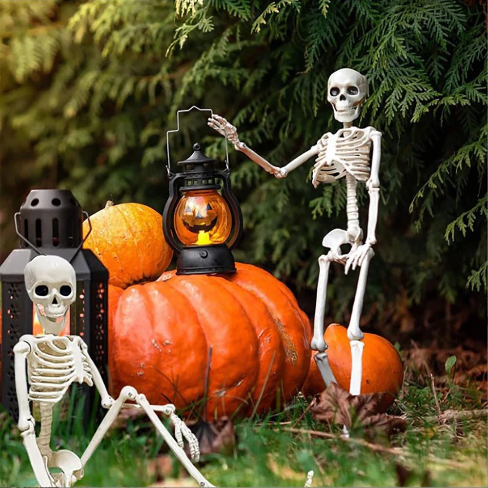 Posable Halloween Human Skeleton – Creepy Decorations for Haunted Houses and Parties - Toybase