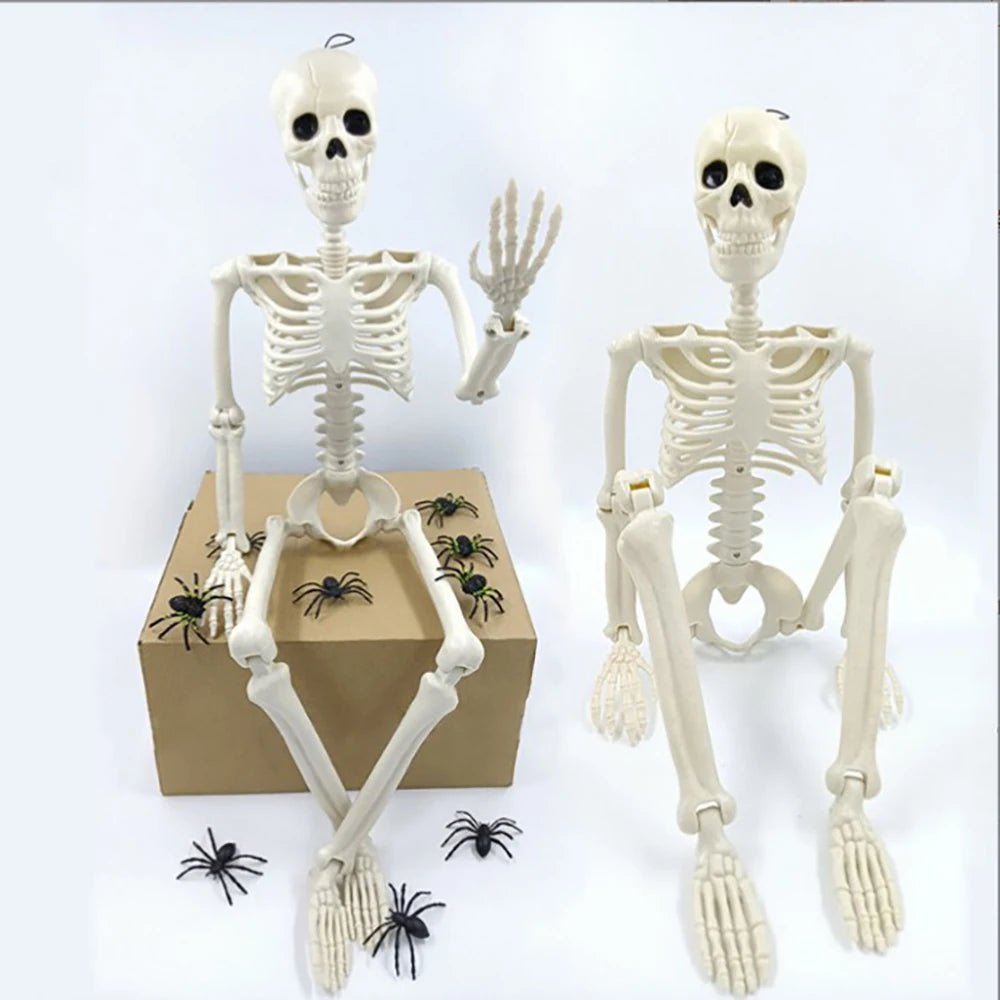 Posable Halloween Human Skeleton – Creepy Decorations for Haunted Houses and Parties - Toybase