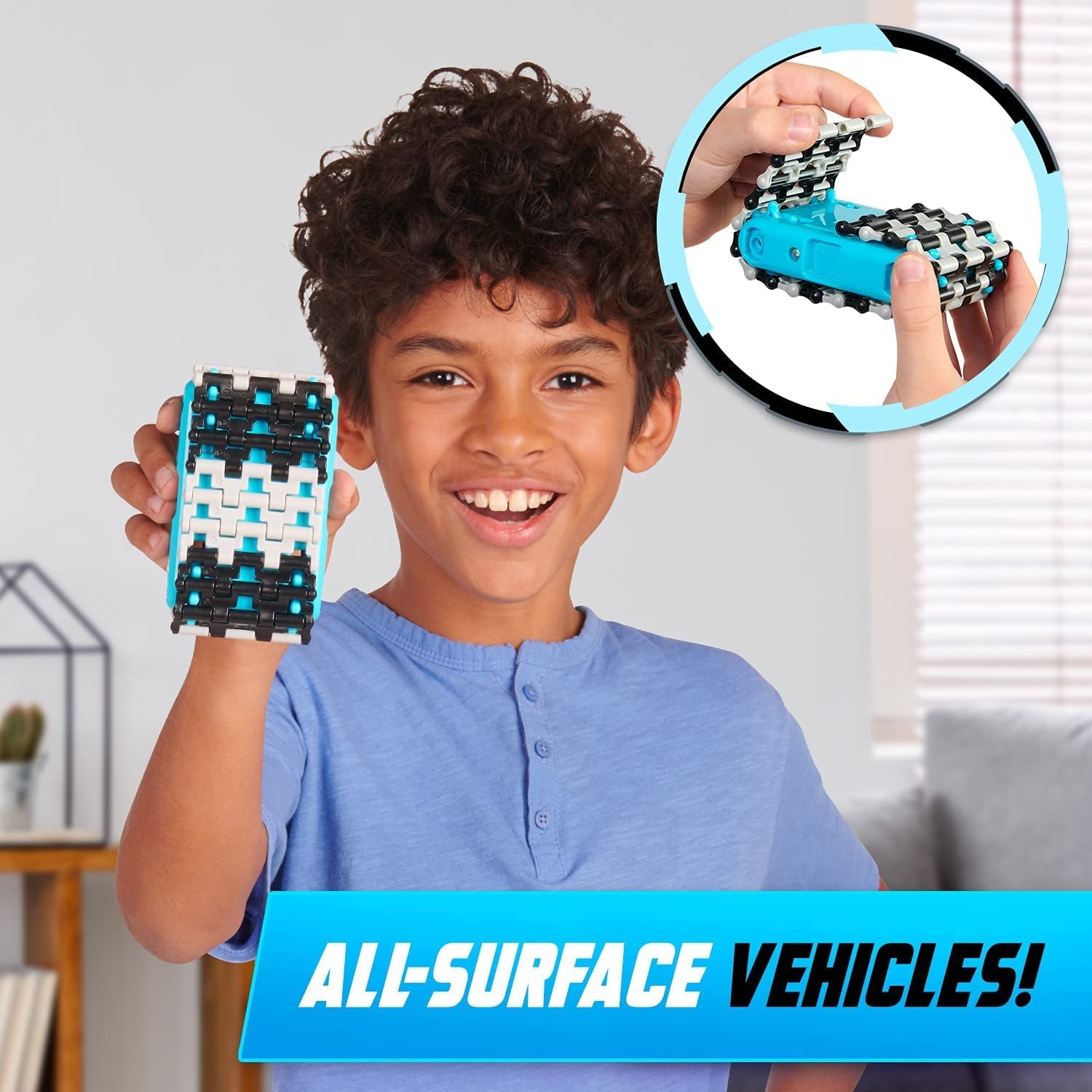 Power Treads Hyperdrive Zipline Car Set – Race Track Playset Includes 1 Vehicle and 60+ Pieces - The Toy Base