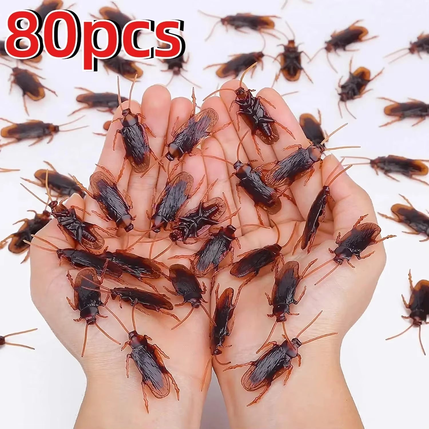 Realistic Fake Cockroach Insects – Novelty Trick Props for Halloween Party Decor & Pranks - Toybase