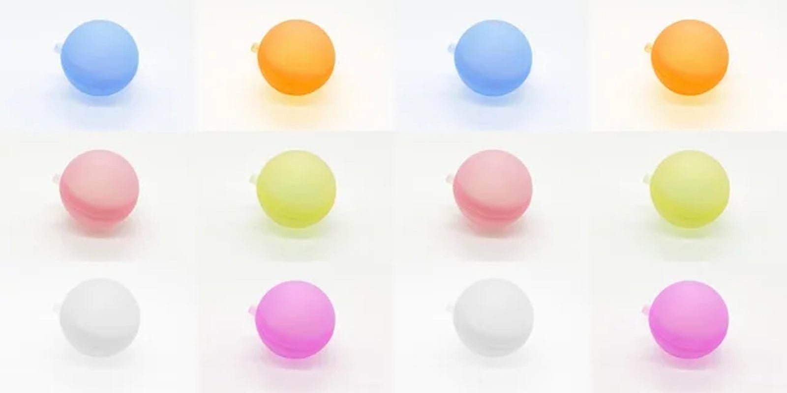 Reusable Water Bomb Splash Balls for Kids, Refillable Water Balloon, Quick Fill, Self Sealing, Swimming Pool - I Love 💕