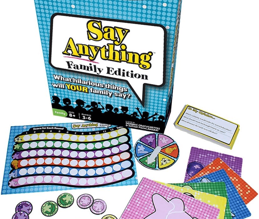 Say Anything Family Game | Card Game with Fun Get to Know Questions - Toybase