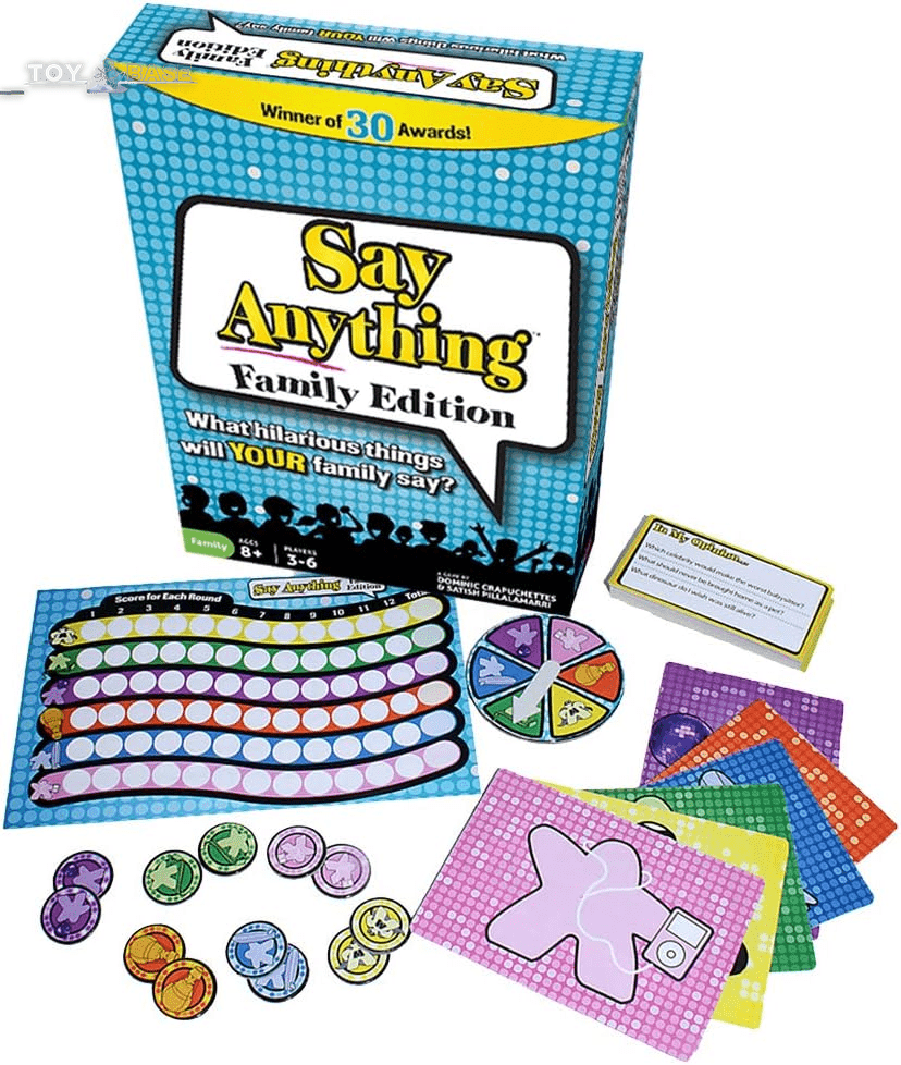 Say Anything Family Game | Card Game with Fun Get to Know Questions - Toybase