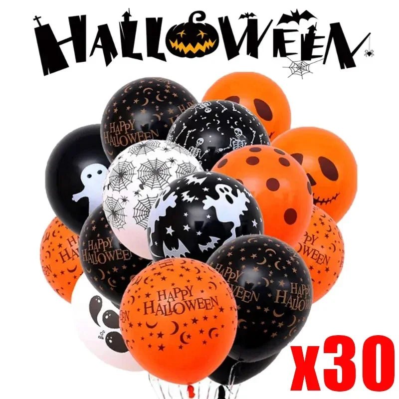 Scary Halloween Balloons – Pumpkin, Skeleton, and Ghost Party Decor - Toybase