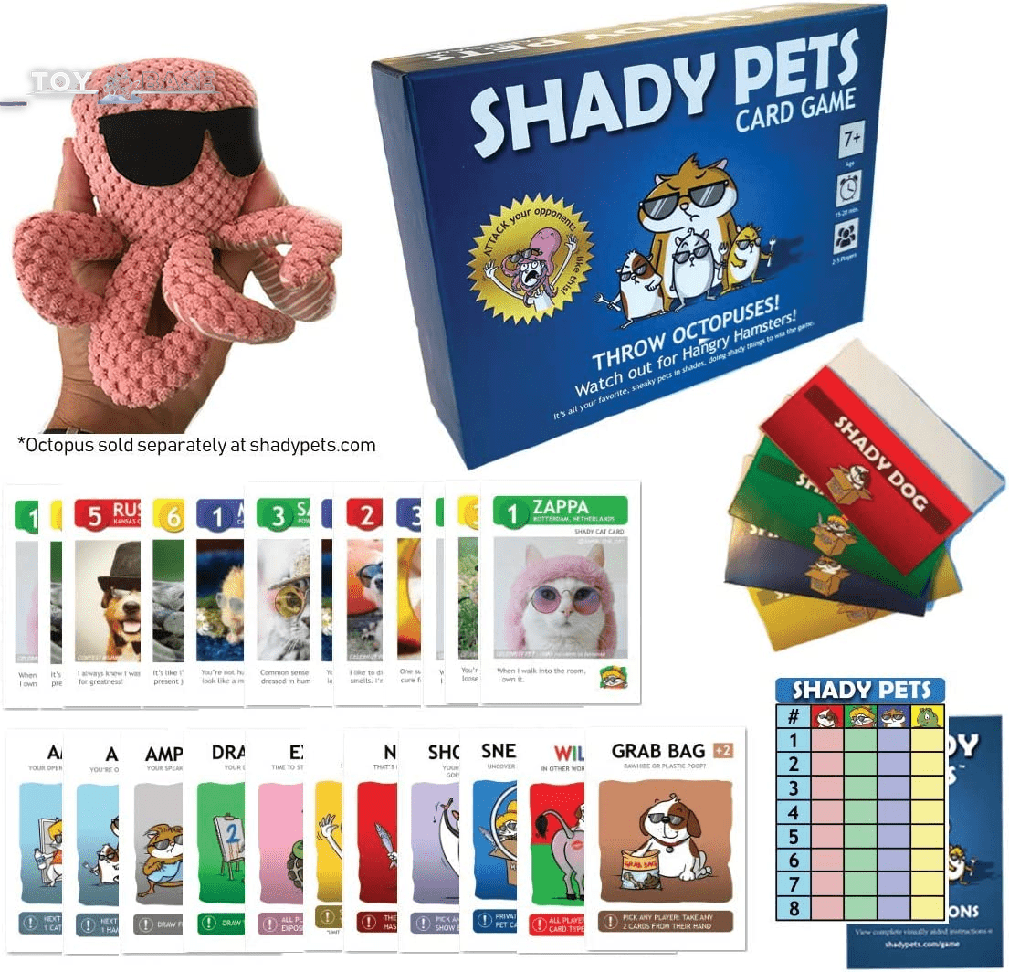 Shady Pets - Card Game - The Toy Base