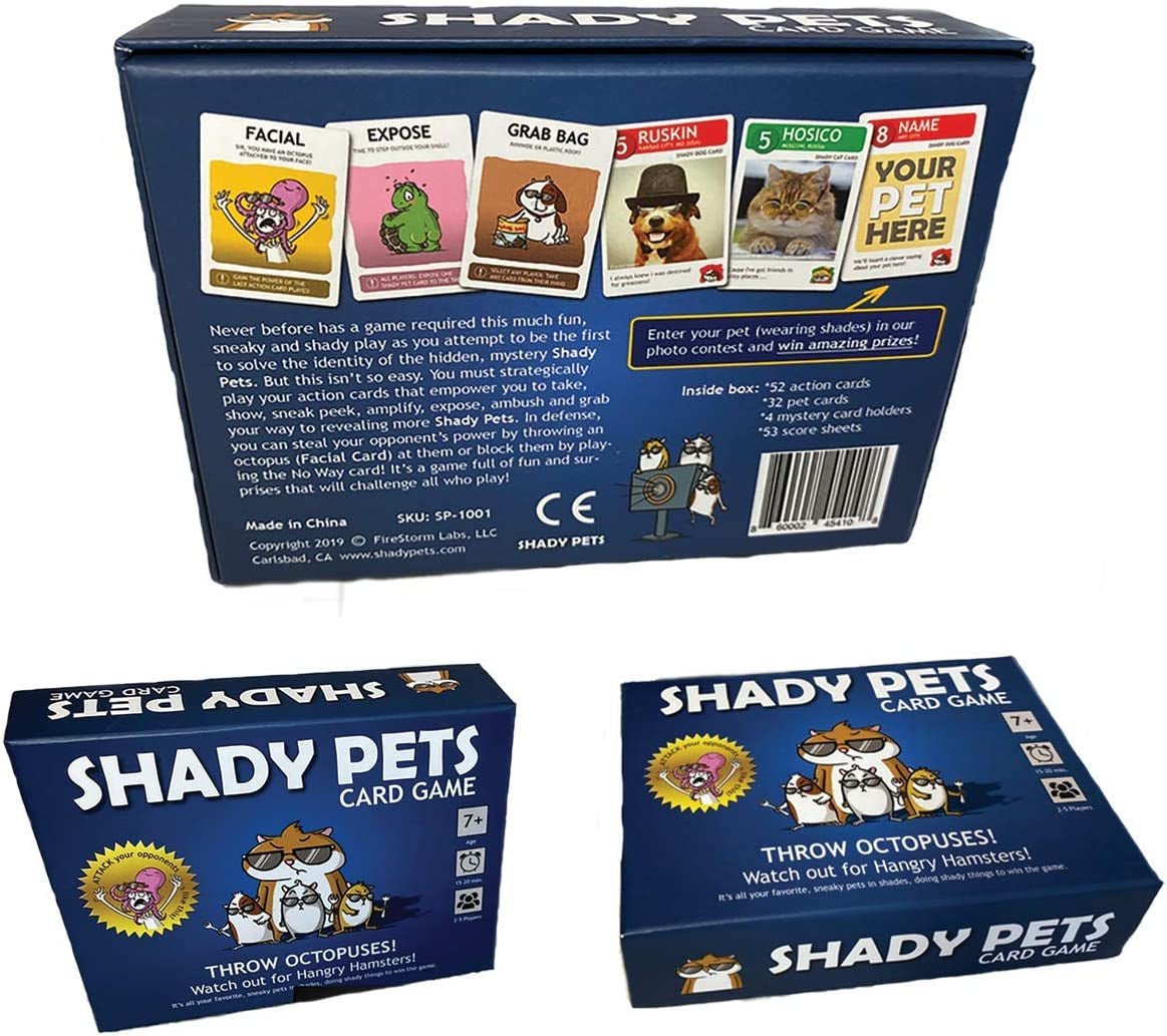 Shady Pets - Card Game - The Toy Base