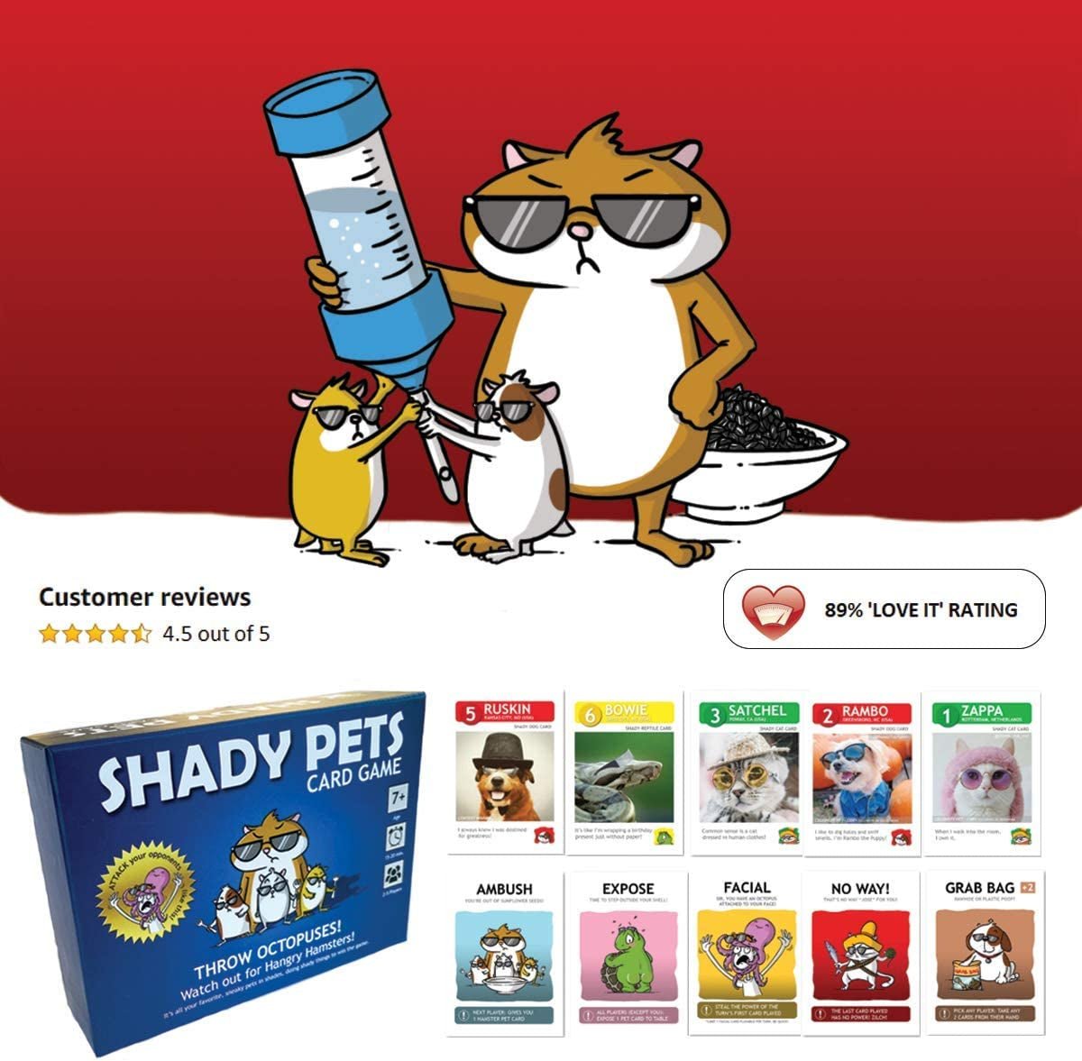 Shady Pets - Card Game - The Toy Base