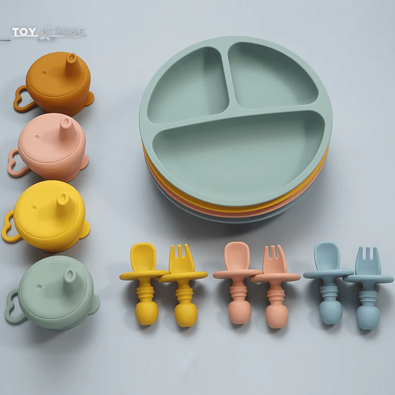 Silicone Baby Feeding Set - The Toy Base