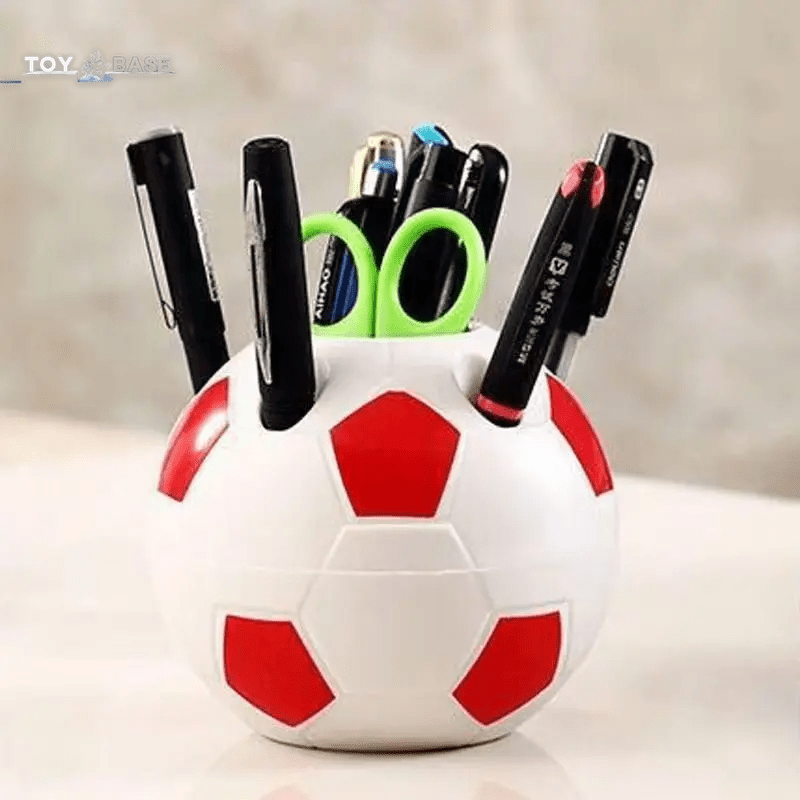 Soccer Shape Tool Supplies Pen Pencil Holder - I Love 💕