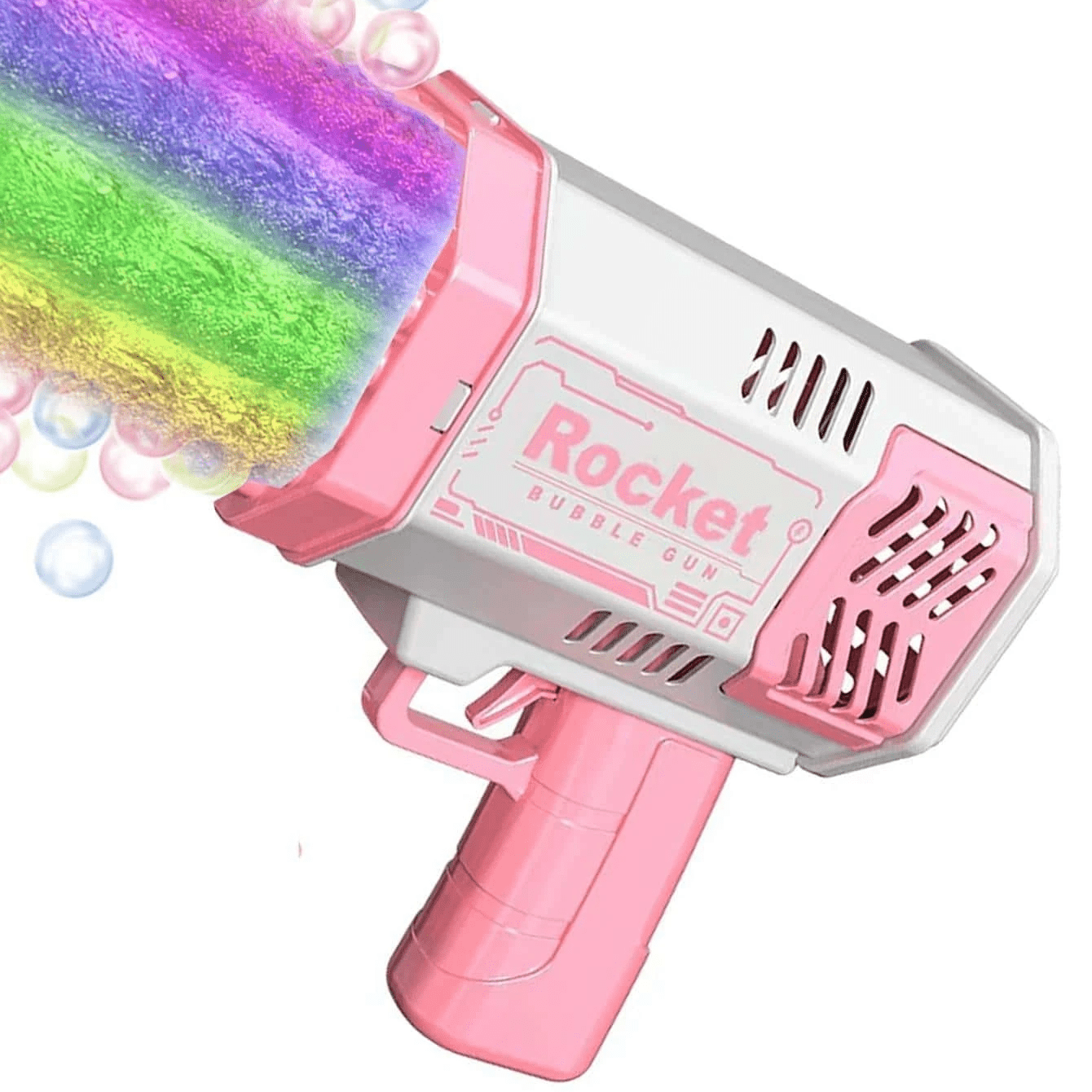 Space Bubble Gun - 32 Hole - Bubble Machine Handheld Gatling Gun - I Love 💕