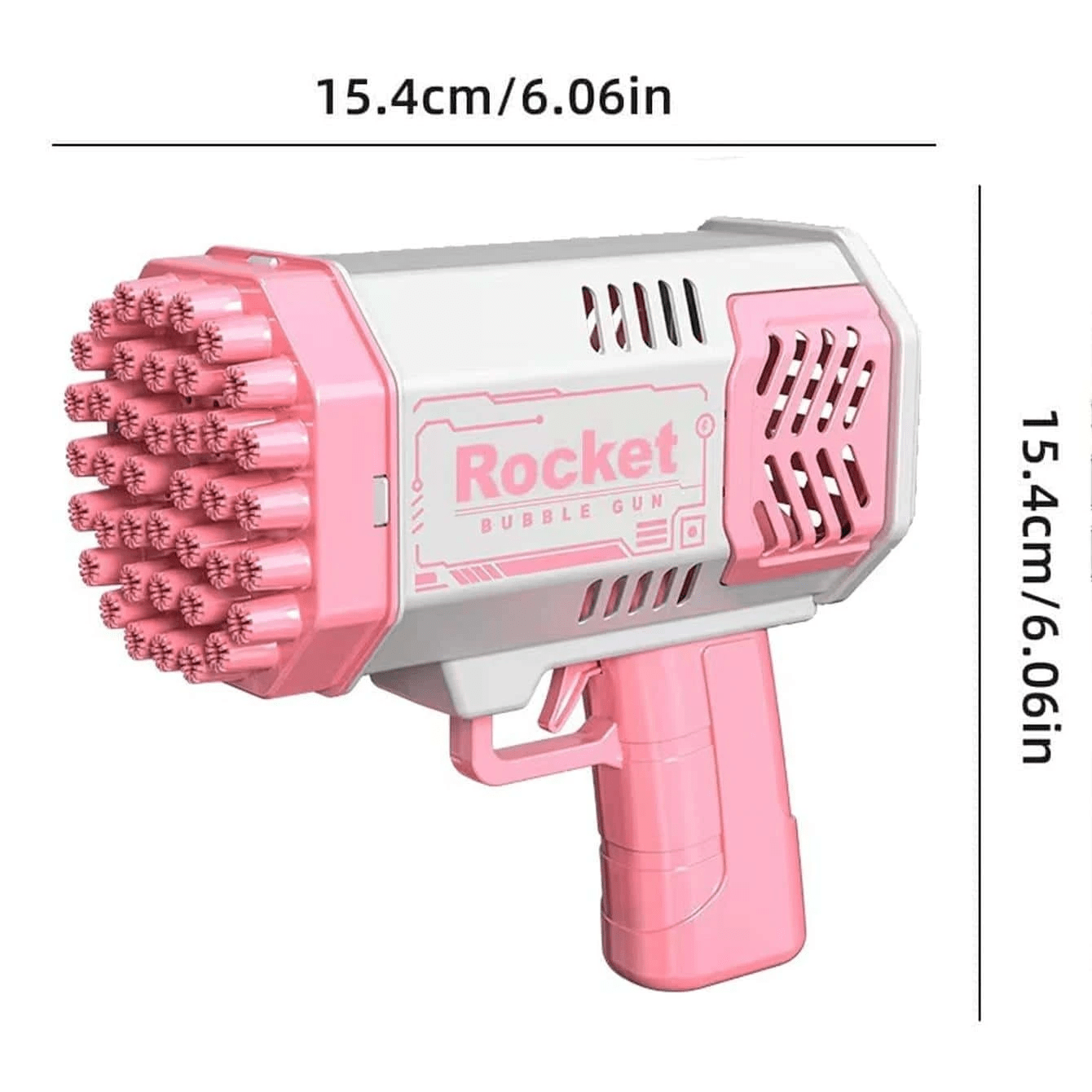 Space Bubble Gun - 32 Hole - Bubble Machine Handheld Gatling Gun - I Love 💕