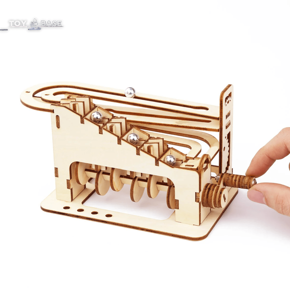 Spiral Marble Run (3D Wooden Puzzles) - The Toy Base