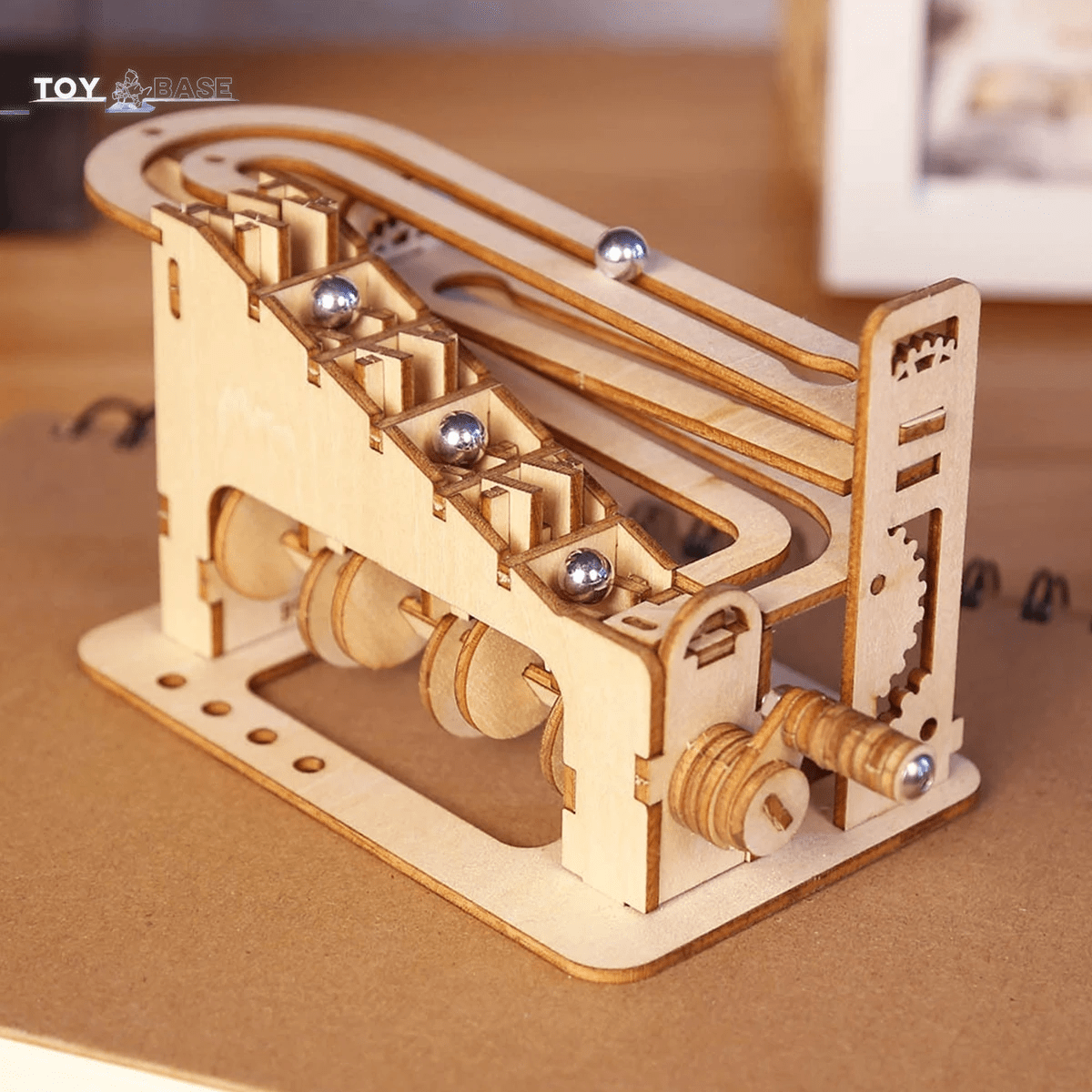 Spiral Marble Run (3D Wooden Puzzles) - The Toy Base