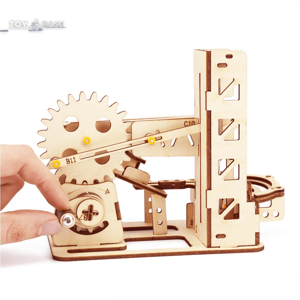 Spiral Marble Run (3D Wooden Puzzles) - The Toy Base